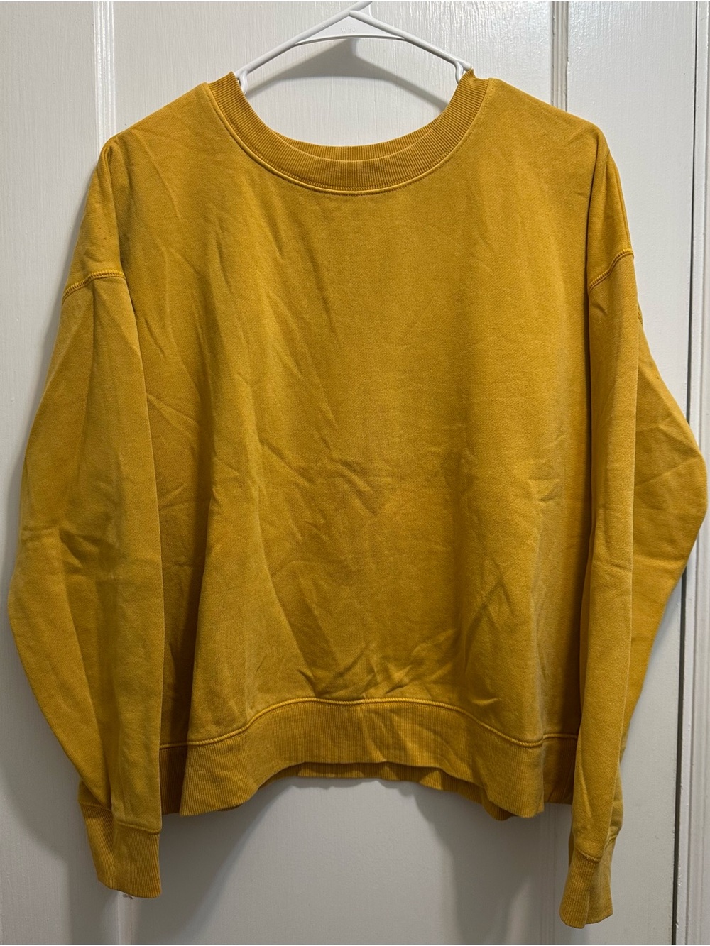 Arizona Jean Company: XL Mustard Yellow Crewneck Sweatshirt